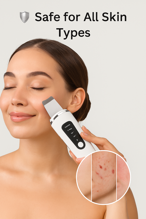 Ultrasonic Facial Skin Scrubber