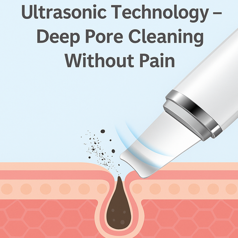 Ultrasonic Facial Skin Scrubber