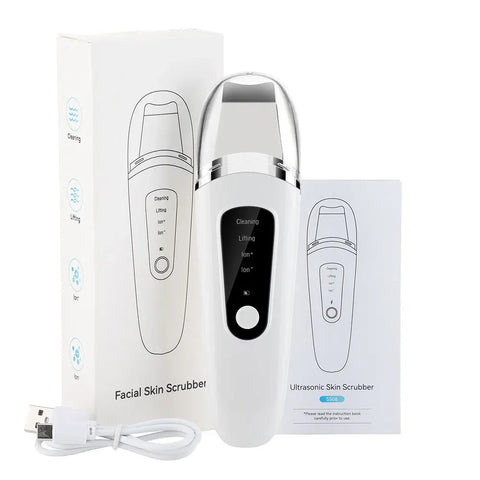 Ultrasonic Facial Skin Scrubber