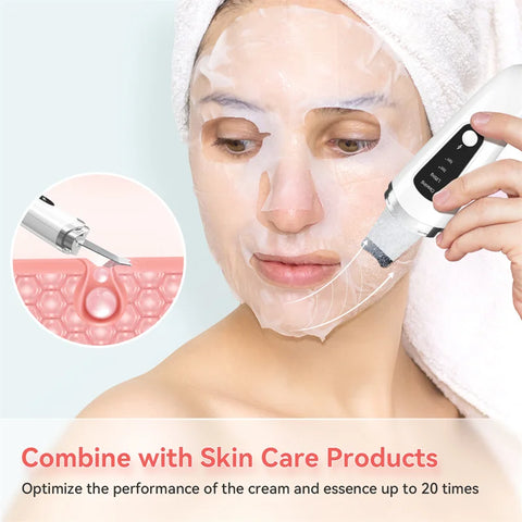 Ultrasonic Facial Skin Scrubber