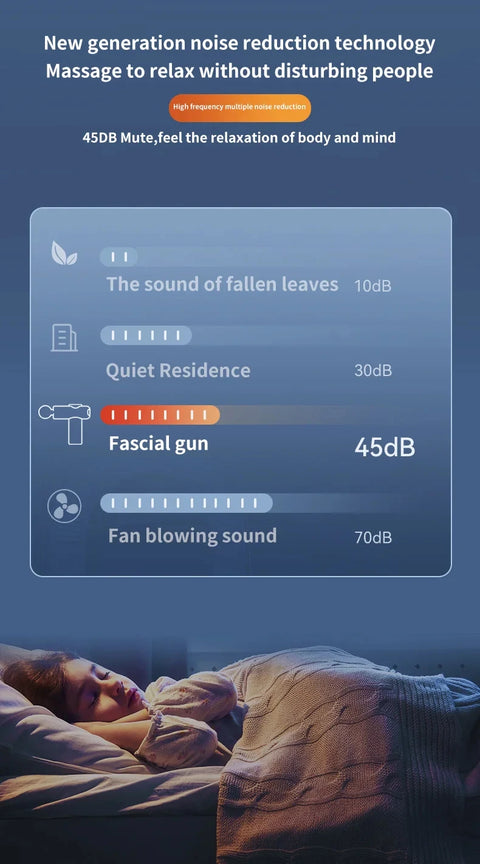 Portable AI Facial Massage Gun – Electric Percussion Massager with 4 Replaceable Heads & LED Light