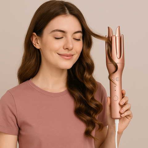 2 in 1 Automatic Hair Curler – 32mm Ceramic Barrel